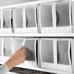 IKEA white shoe storage boxes